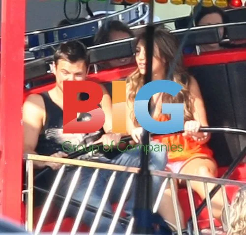 TOWIE cast on fairground ride