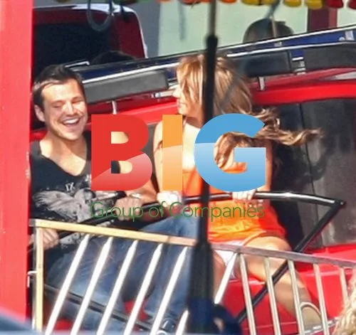 The Only Way Is Essex cast on fairground ride