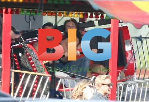 The Only Way Is Essex cast on fairground ride