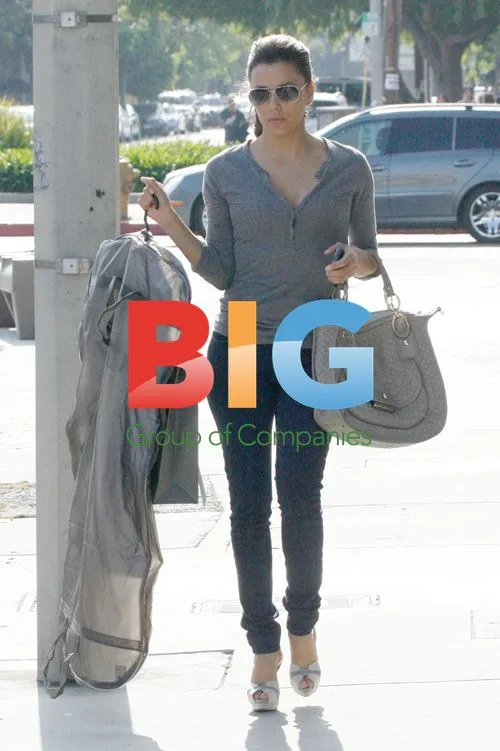 Eva Longoria Running Errands in Hollywood