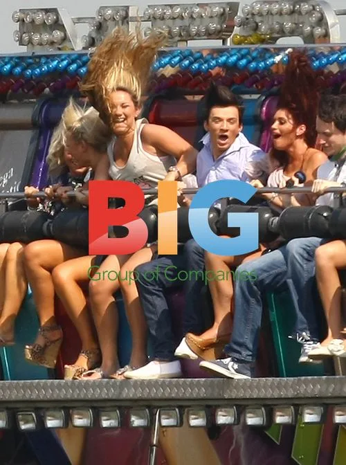 The Only Way Is Essex cast on fairground ride