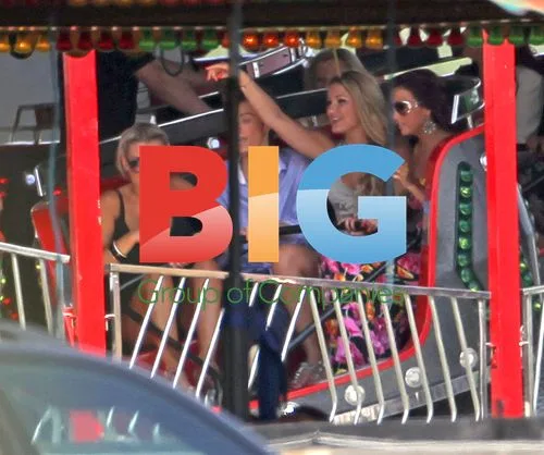 TOWIE Cast on Fairground Ride