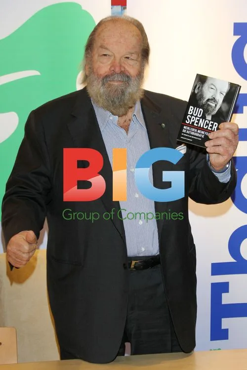Bud Spencer at book signing in Hamburg