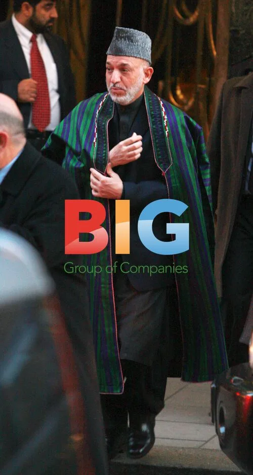 Hamid Karzai Leaves Claridges Hotel, London