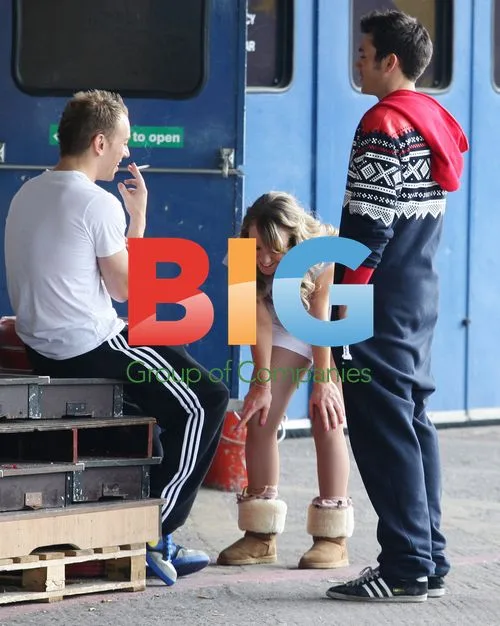 Chloe Madeley and Sam Attwater at Dancing On Ice Live
