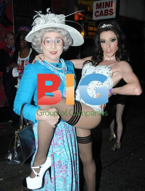 Celebs and drag queens at Royal Hen Night
