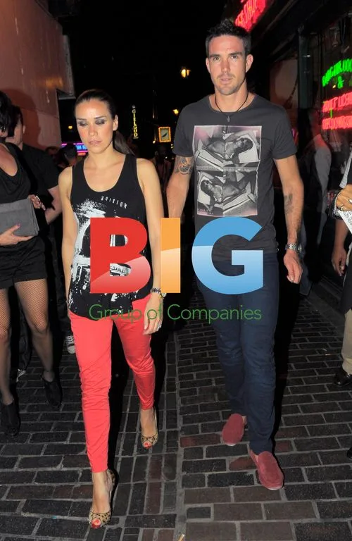 Celebs leaving The Box Club in London