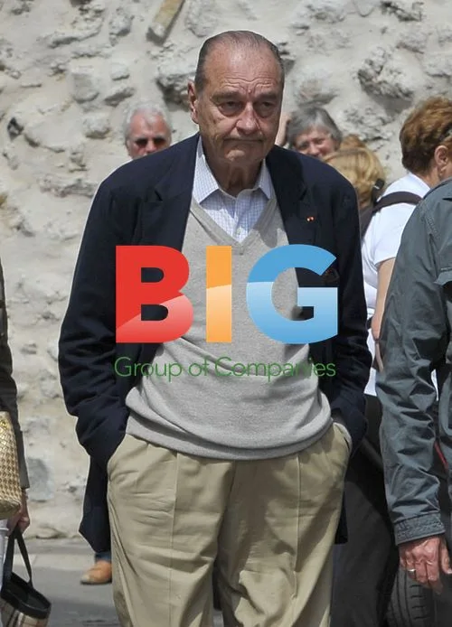 Chirac and Pinault Stroll in St Tropez