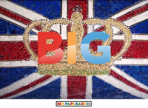 Handcrafted Union Jack Bath for Royal Wedding