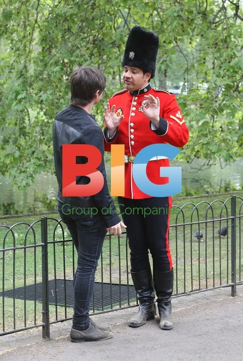 Gerry Stergiopoulos Dressed as Royal Guard