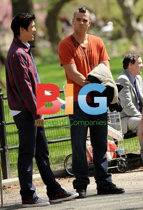 Glee Cast Filming in Central Park