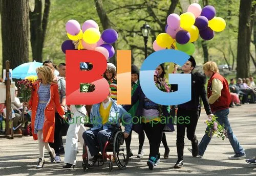 Glee Cast Filming in Central Park