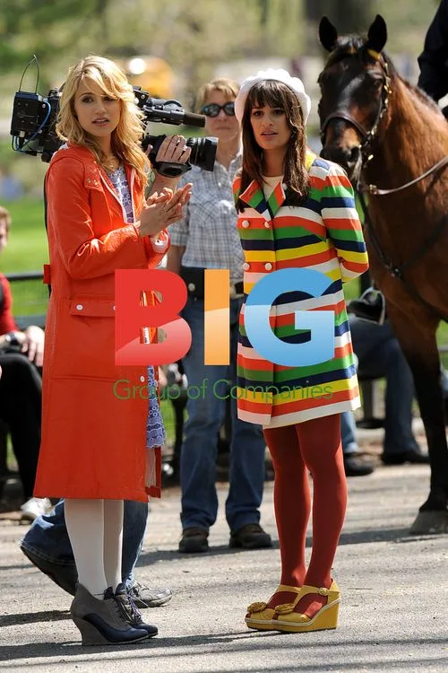 Glee Cast Filming in Central Park