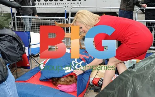 Amanda Holden Interviews Royal Fans in London