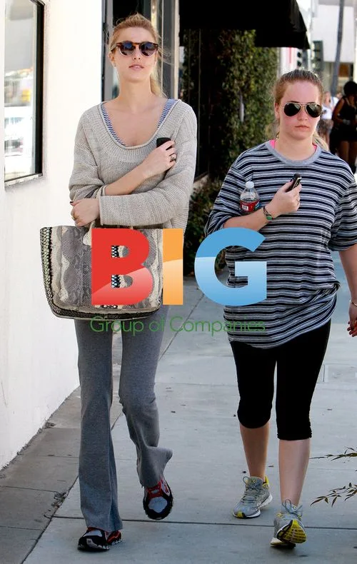 Whitney Port Working Out with Sister
