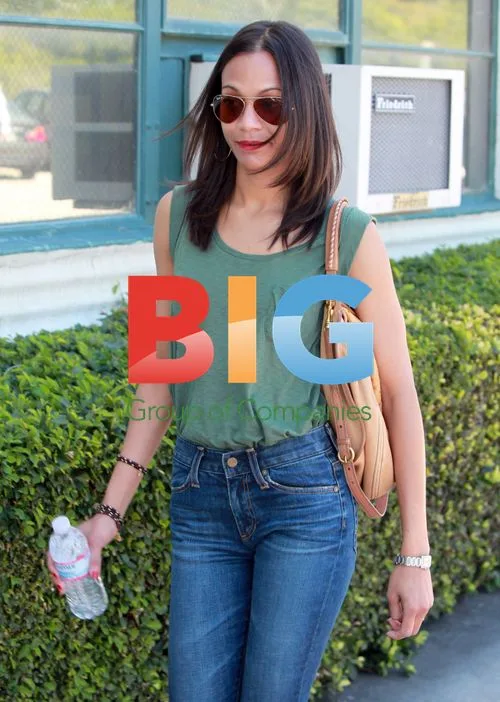 Zoe Saldana Out in Beverly Hills