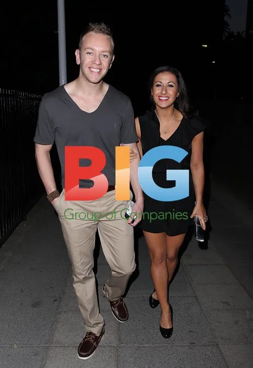 Celebrities leave hotel for 'Dancing On Ice' wrap party