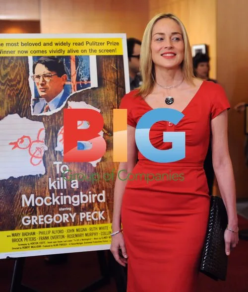Sharon Stone attends Gregory Peck stamp dedication