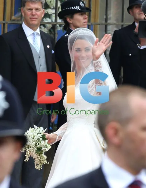 Kate Middleton Arrives at Royal Wedding