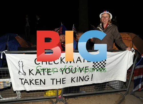 Crowds Camp for Royal Wedding in London