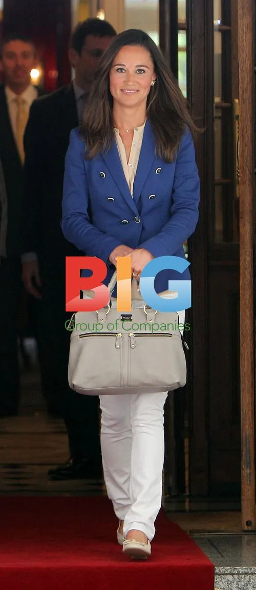 Kate Middleton's family leaving The Goring hotel