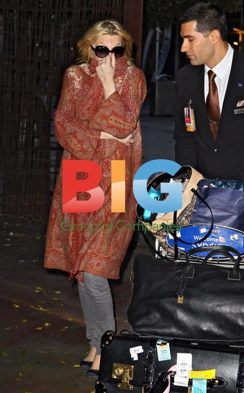 Courtney Love arrives in Sydney, Australia