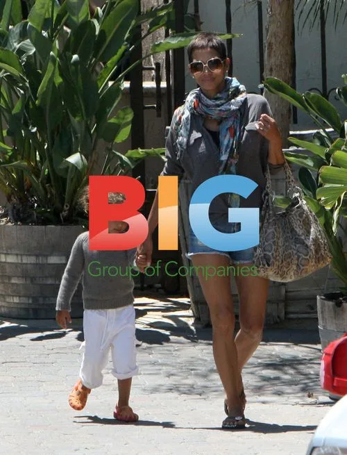Halle Berry and Family Lunch in Malibu
