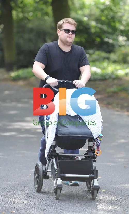 James Corden Out for a Stroll