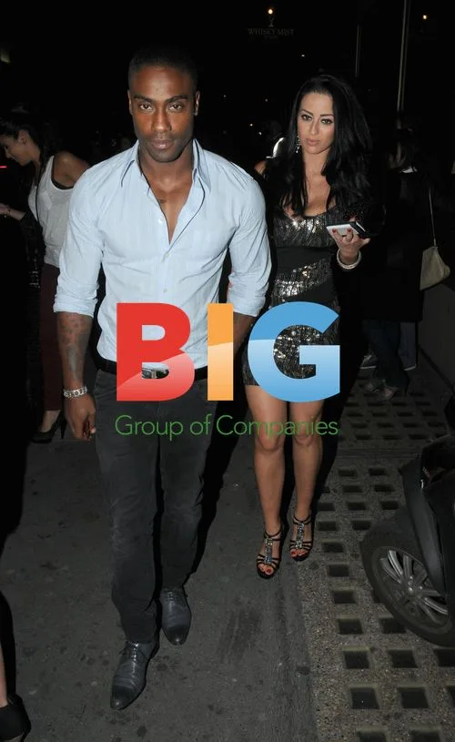 Simon Webb and girlfriend at Whisky Mist