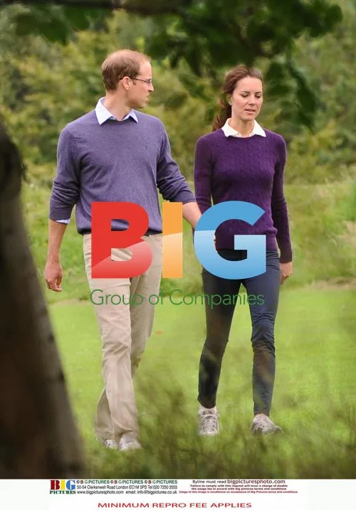 Duke and Duchess of Cambridge Take Casual Walk