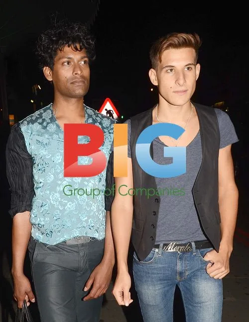 Emmanuel Ray and Philippe Ashfield on Kensington High Street
