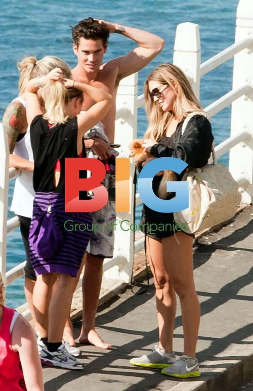 Erin McNaught and Nathan Jolliffe at Bondi Beach