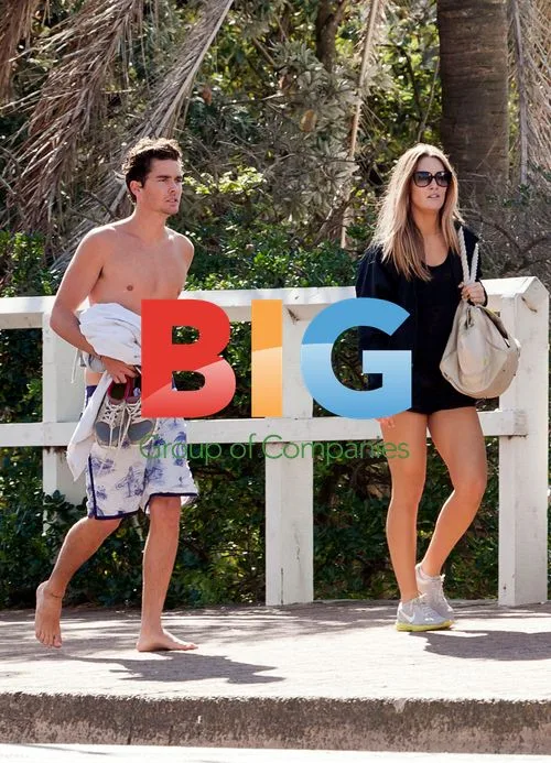Erin McNaught and Nathan Jolliffe at Bondi Beach