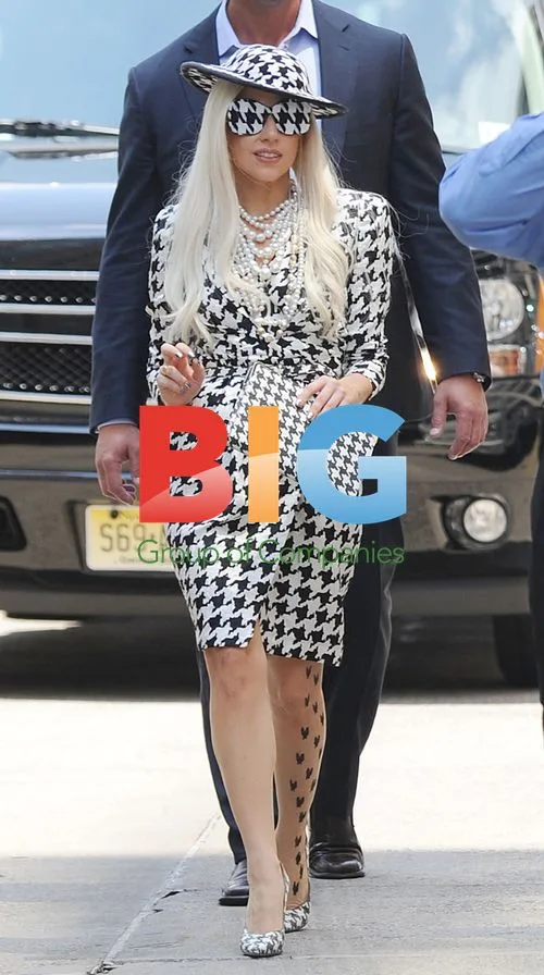 Lady GaGa Leaving Studio After "The View"