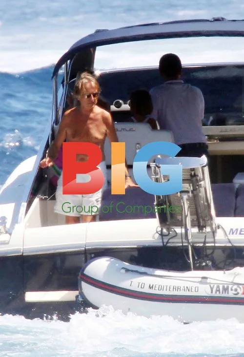 Luca Cordero di Montezemolo and wife in Capri