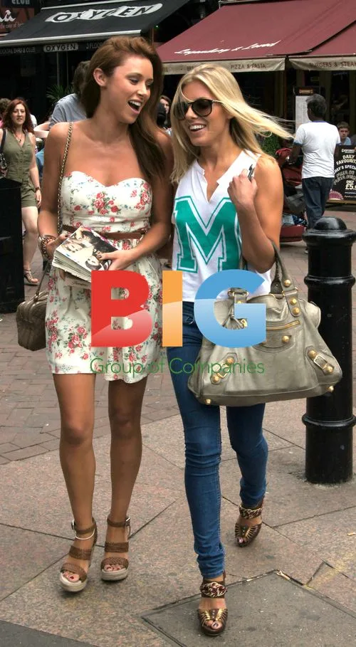 The Saturdays' Mollie King and Una Healey