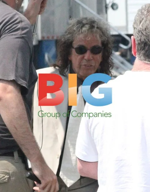 Al Pacino on set of 'Phil Spector Project'