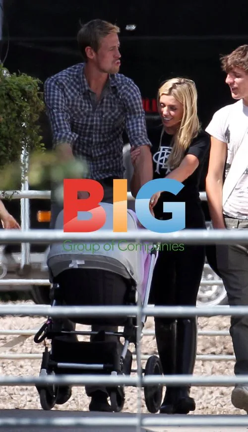 Abigail Clancy-Crouch and Family at Stables