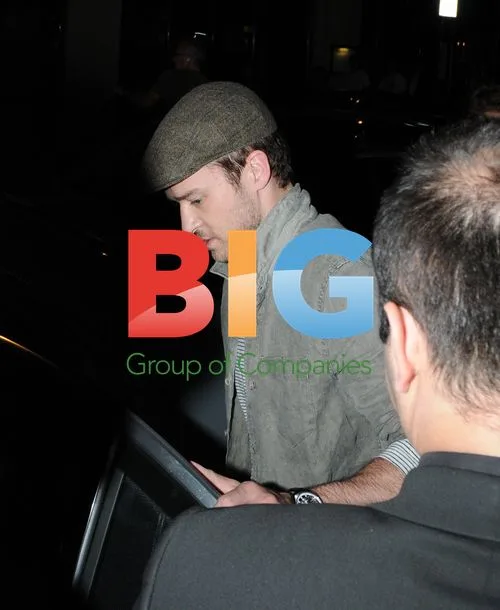 Justin Timberlake and Mila Kunis at Nobu, London