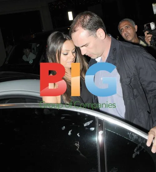 Justin Timberlake and Mila Kunis at Nobu, London