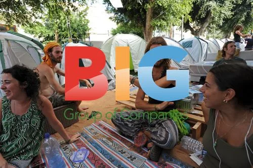 Protest Tent Camp in Tel Aviv