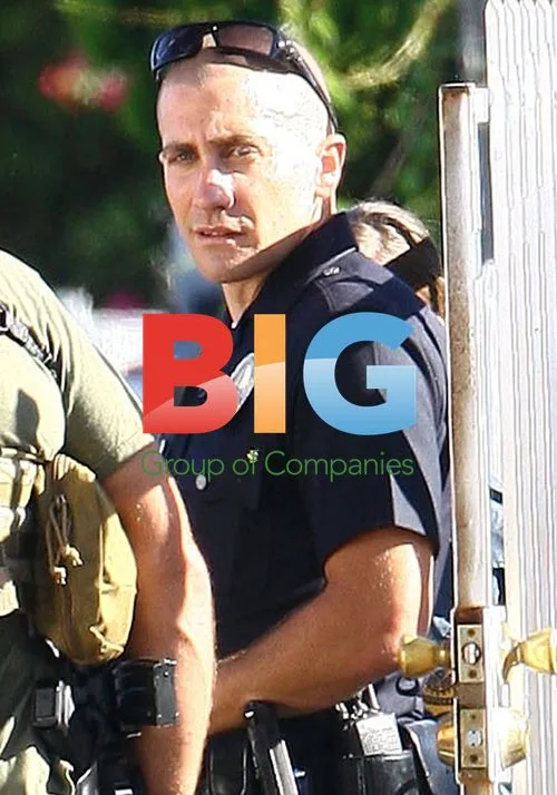 Jake Gyllenhaal and Michael Pena on 'End of Watch' film set
