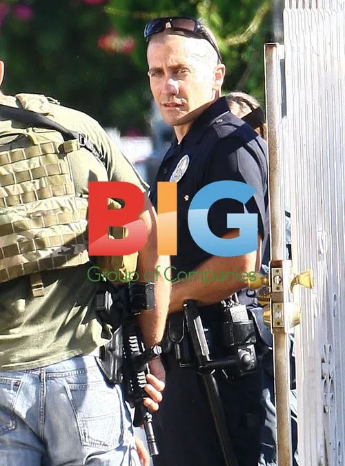 Jake Gyllenhaal and Michael Pena Filming 'End of Watch'