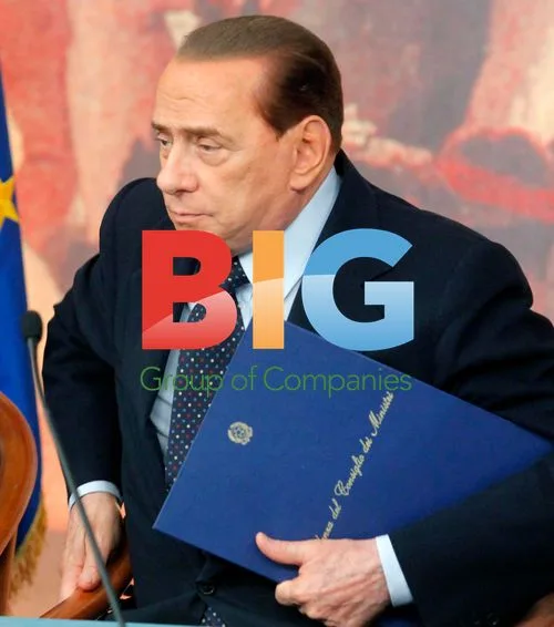 Silvio Berlusconi at Italian Government Meeting