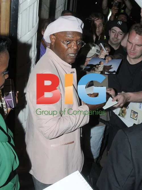 Samuel L Jackson at Shooting Stars Benefit Dinner