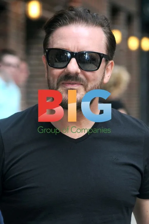 Ricky Gervais at Late Show Taping