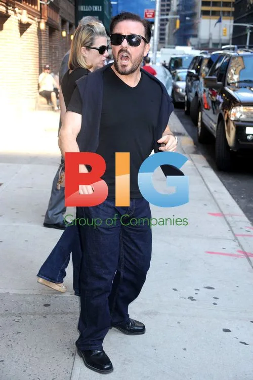 Ricky Gervais at Late Show Taping