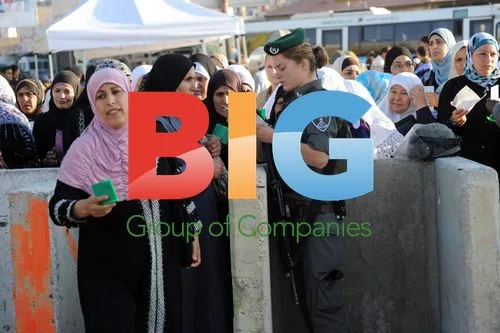 Palestinians at Qalandia Checkpoint during Ramadan