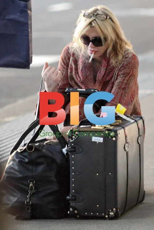 Courtney Love arrives in Sydney, Australia