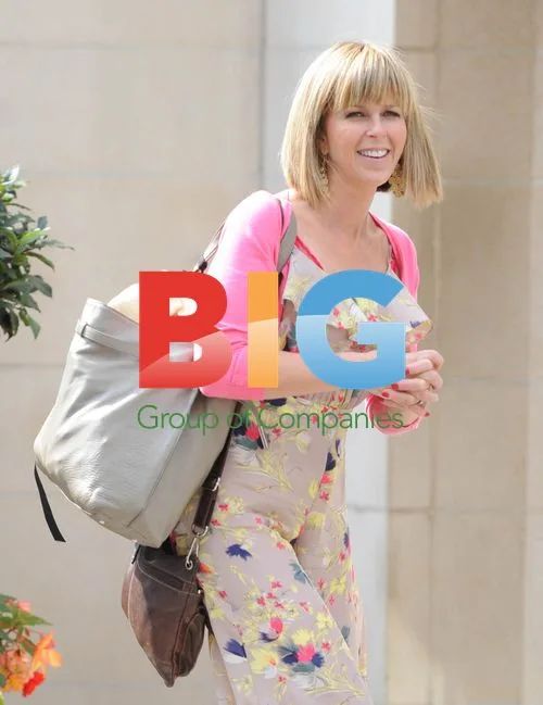 Kate Garaway Leaving London Hotel